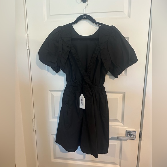 NWT English Factory Cut-Out Poplin Mini Dress - Picture 9 of 10